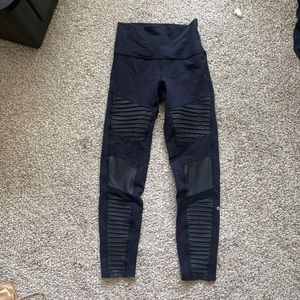 Alo Yoga Moto Leggings Black Small